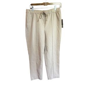 Worthington Womans Jogger Pull on Pants Oatmeal Sz S NWT